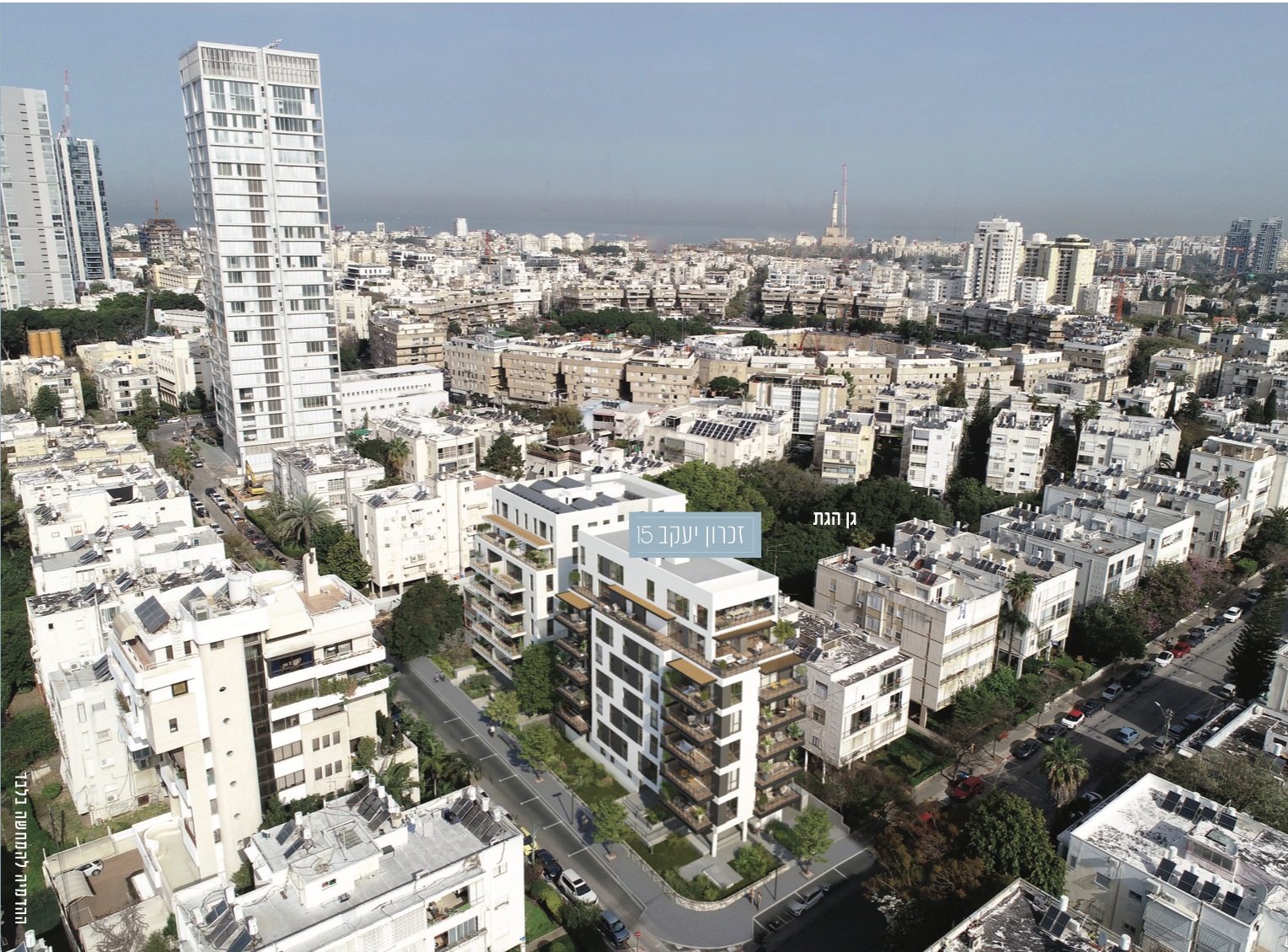 זיכרון יעקב 15 — הדמיה אדריכלית